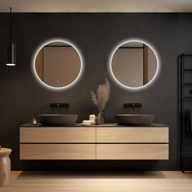 Badkamerspiegel Lena 80×80 cm met dimbare LED en anticondens