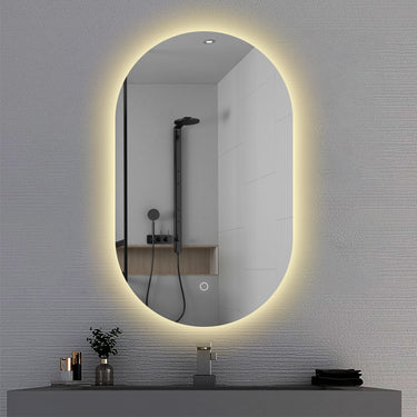Badkamerspiegel Fiona 40×80 cm met dimbare LED en anticondens