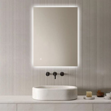 Badkamerspiegel Livorno 80×60 cm met dimbare LED en anticondens