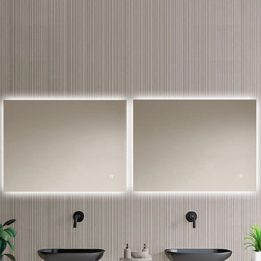 Badkamerspiegel Livorno 100×60 cm met dimbare LED en anticondens
