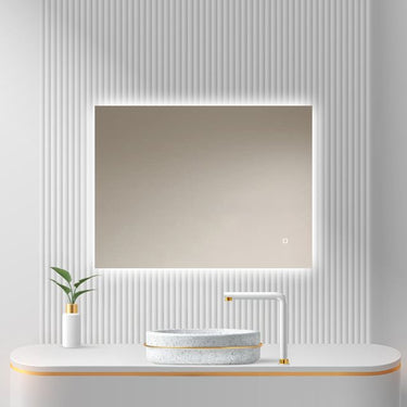 Badkamerspiegel Livorno 80×60 cm met dimbare LED en anticondens