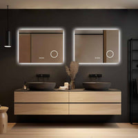 Badkamerspiegel Lorina 120×80 cm met dimbare LED en anticondens