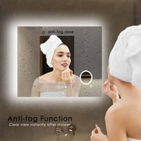 Badkamerspiegel Lorina 120×80 cm met dimbare LED en anticondens