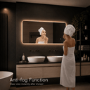 Badkamerspiegel Malaga 120×60 cm met dimbare LED en anticondens