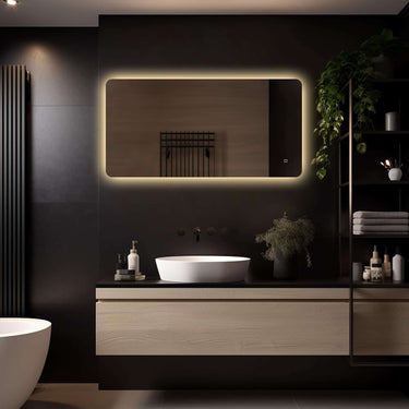 Badkamerspiegel Malaga 120×60 cm met dimbare LED en anticondens