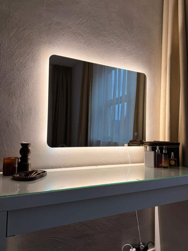 Badkamerspiegel Malaga 80×60 cm met dimbare LED en anticondens