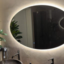 Badkamerspiegel Rondo 120×70 cm met dimbare LED en anticondens