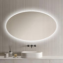 Badkamerspiegel Rondo 100×70 cm met dimbare LED en anticondens