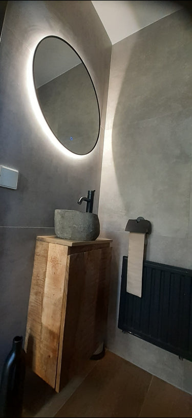 Badkamerspiegel Lena 100×100 cm met dimbare LED en anticondens