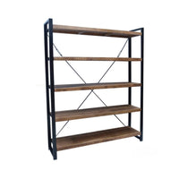 Bücherregal Britt offen Mangoholz 120 cm