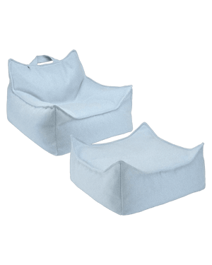 Wigiwama Outdoor set zitzakstoel + poef
