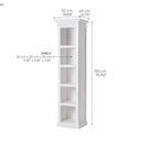 Halifax Boekenkast 5 planken | Wit - afbeelding 3