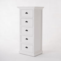 NovaSolo Halifax Opbergkast met 5 lades 132 cm | Wit