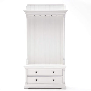 Provence Kapstok met 2 lades | Wit