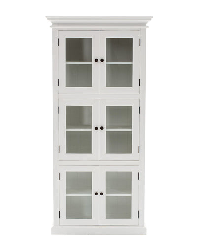 Halifax Vitrine 3-stufig | Weiß