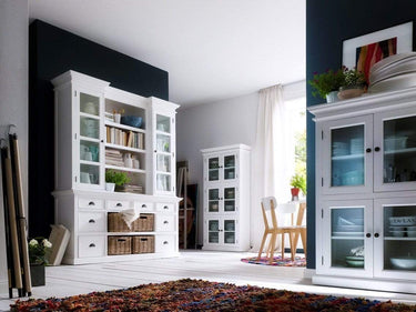 NovaSolo Halifax Vitrinekast 3 niveau | Wit - Mooier Thuis