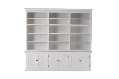 Halifax Bücherregal mit Aufsatz 240 cm | Weiß