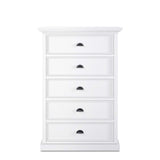 Halifax Commode 5 laden dressoir - wit - Mooier Thuis