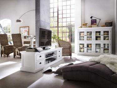 Halifax Tv-meubel 4 lades 180 cm | Wit - afbeelding 2
