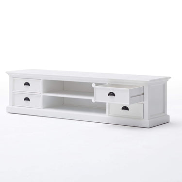 Halifax Tv-meubel 4 lades 180 cm | Wit - afbeelding 5