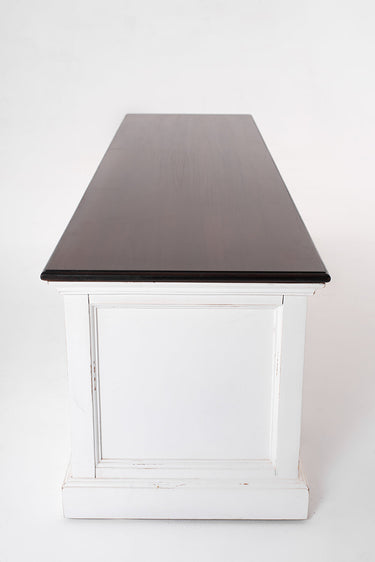 Halifax Accent Tv-meubel 180cm met 4 lades | Wit/Bruin - afbeelding 15
