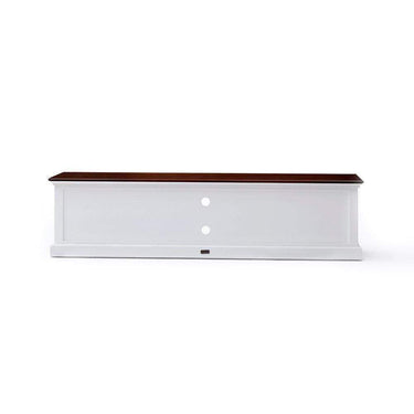 Halifax Accent Tv-meubel 180cm met 4 lades | Wit/Bruin - afbeelding 8