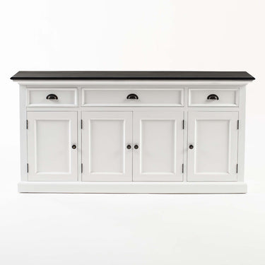 Halifax Contrast Buffetkast 140 cm | Wit/Zwart - afbeelding 9