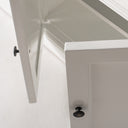Halifax Contrast Buffetkast 140 cm | Wit/Zwart - afbeelding 5