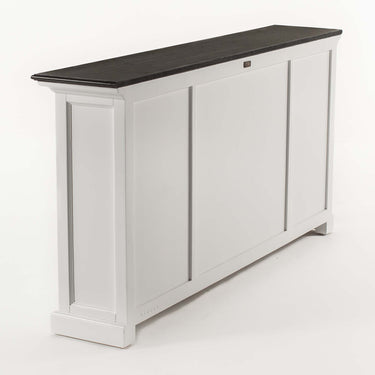 Halifax Contrast Buffetkast 140 cm | Wit/Zwart - afbeelding 7