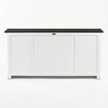 Halifax Contrast Buffetkast 140 cm | Wit/Zwart - afbeelding 8