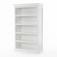 NovaSolo Halifax Boekenkast met 5 planken | Wit