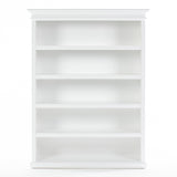 Halifax Boekenkast met 5 planken 150 cm - wit - Mooier Thuis