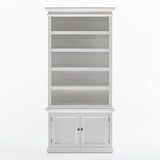 Halifax Opzetkast 180 cm boekenkast - wit - Mooier Thuis