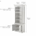 NovaSolo Provence Opzetkast 90 cm | Wit - Mooier Thuis