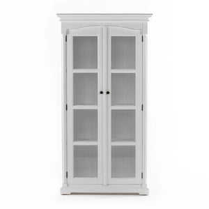 Provence Doppelte Vitrine | Weiß