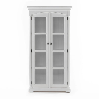 Provence Doppelte Vitrine | Weiß