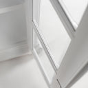 Provence Dubbele Vitrinekast | Wit - afbeelding 6