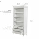 Skansen Boekenkast met 3 lades | Wit - afbeelding 6