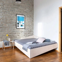 Hoekbed 2-persoons wit 164 x 204 cm - Mooier Thuis
