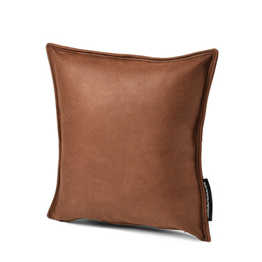 Sierkussen Leatherlook - Kastanjebruin