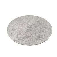 Coral Ronde Eettafel Carrara Marmer Wit Ø120 cm
