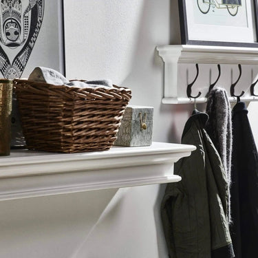 Halifax zwevende wandplank 80 cm - wit