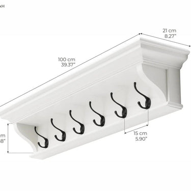 Garderobenständer Halifax mit 6 Haken – 100 cm