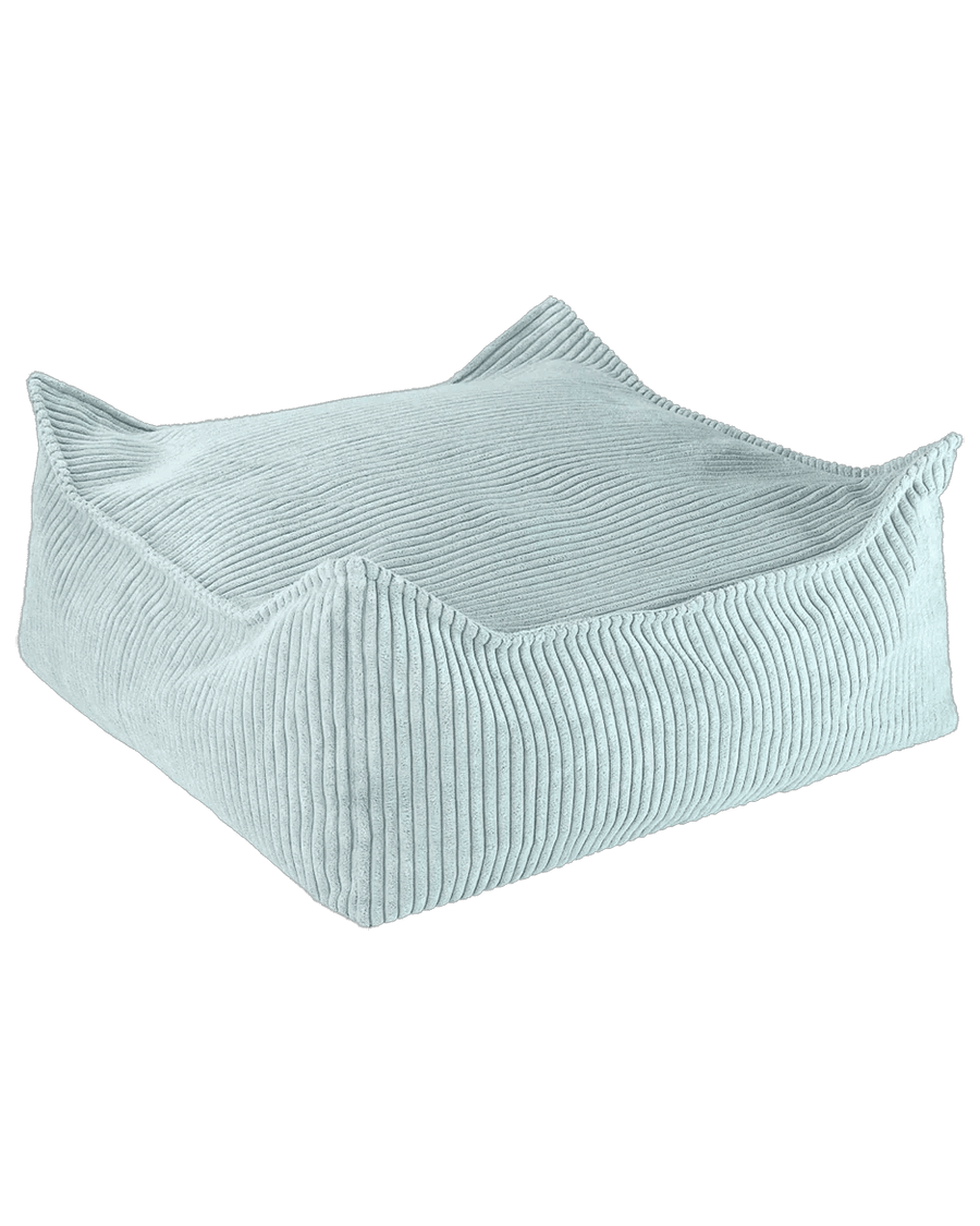 Wigiwama Quadratischer gerippter Pouf