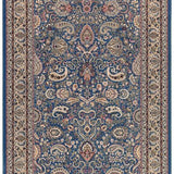 Derbe 72201 vloerkleed - blauw en beige - Mooier Thuis