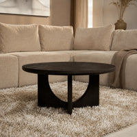 Salontafel Guus | Zwart | 80 cm