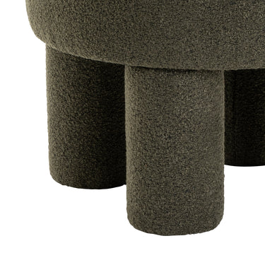 Poef Demi - Bouclé Groen