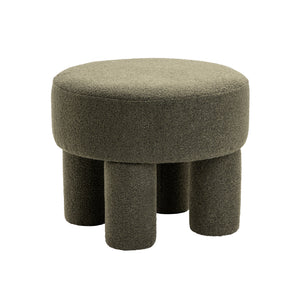 Poef Demi - Bouclé Groen