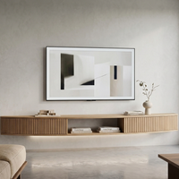 RADIS Gebogen zwevende TV-meubel - eiken 200 cm