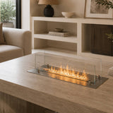 Infire Insert RVS inbouwhaard - inox roestvrij staal - Mooier Thuis